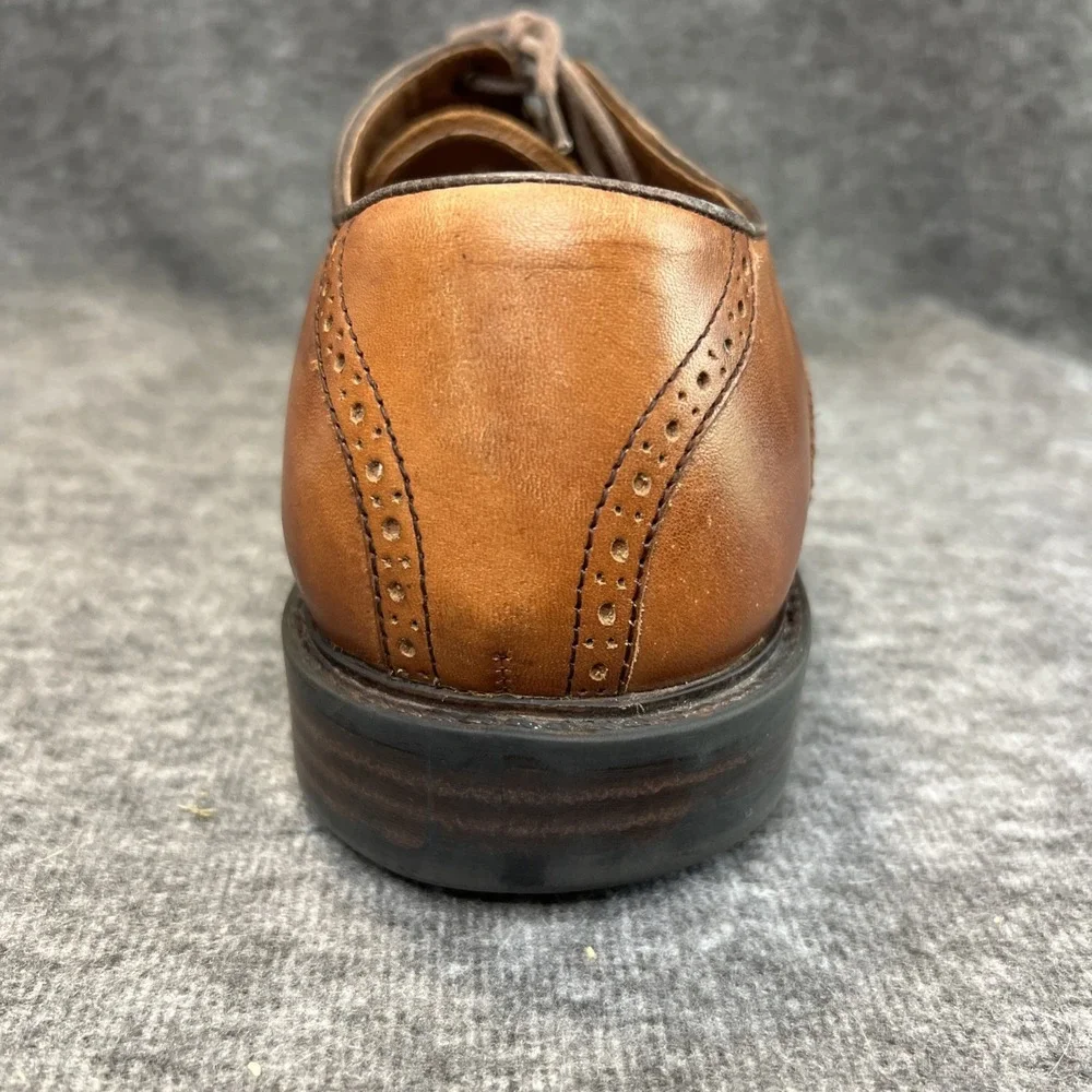 Johnston & Murphy Men's Size 12M Shoes Tabor‎ Saddle 20-2270 Mahogany Calfskin